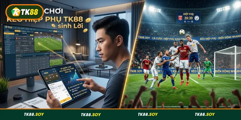 Bí quyết chơi kèo hiệp phụ TK88 thắng chắc